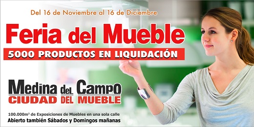 Cartel X Feria del Mueble de Medin del Campo